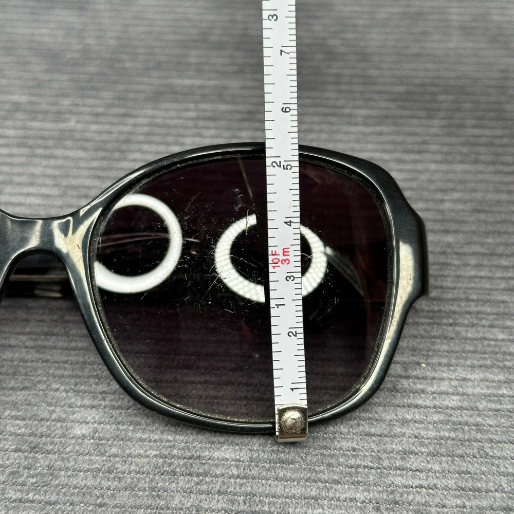 Coach HC8166 L154 Black Crystal Mosaic Butterfly Sunglasses 58-18-135